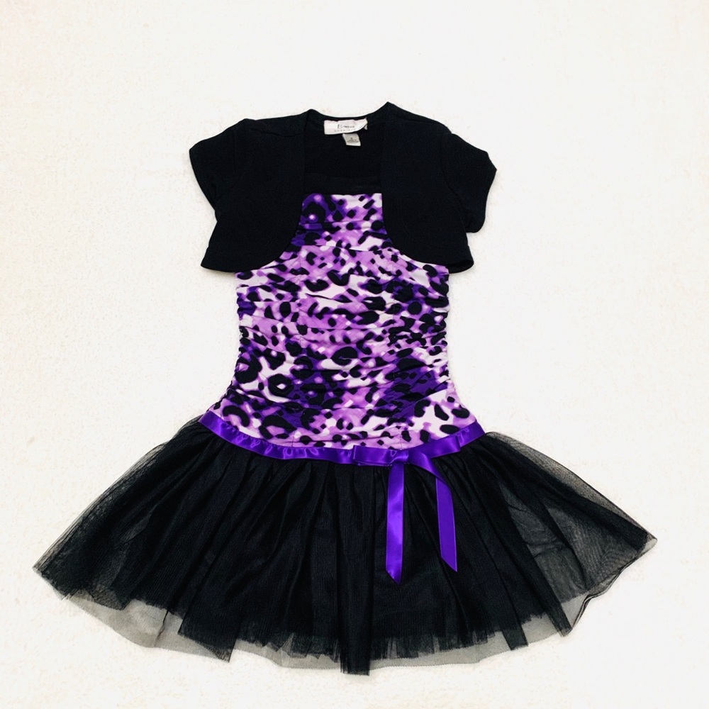 Purple Cheetah Print BWear Dress